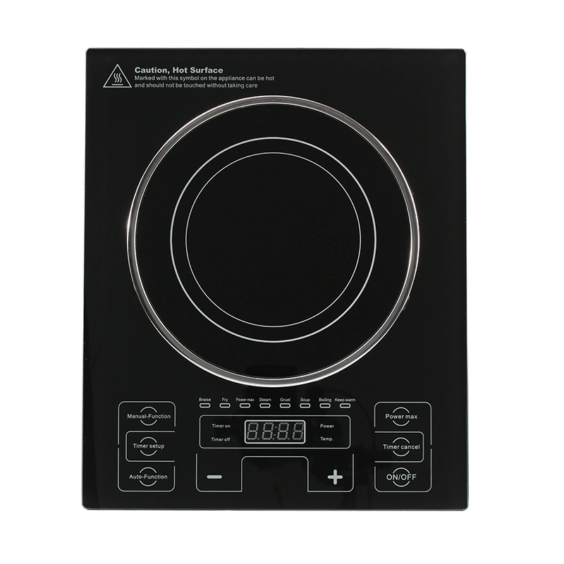 Multi-Function 1800W Portable Black Fast Heat up Induction Cooker Cooktop Burner